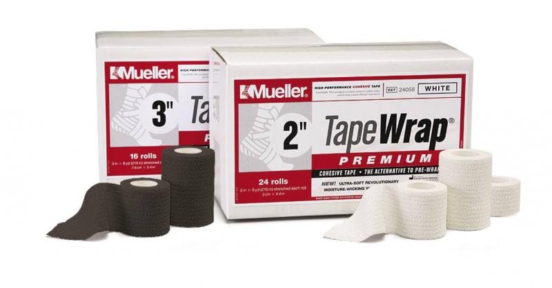 Cohesief verband: Tapewrap Premium, zwart, 5cm, p--24