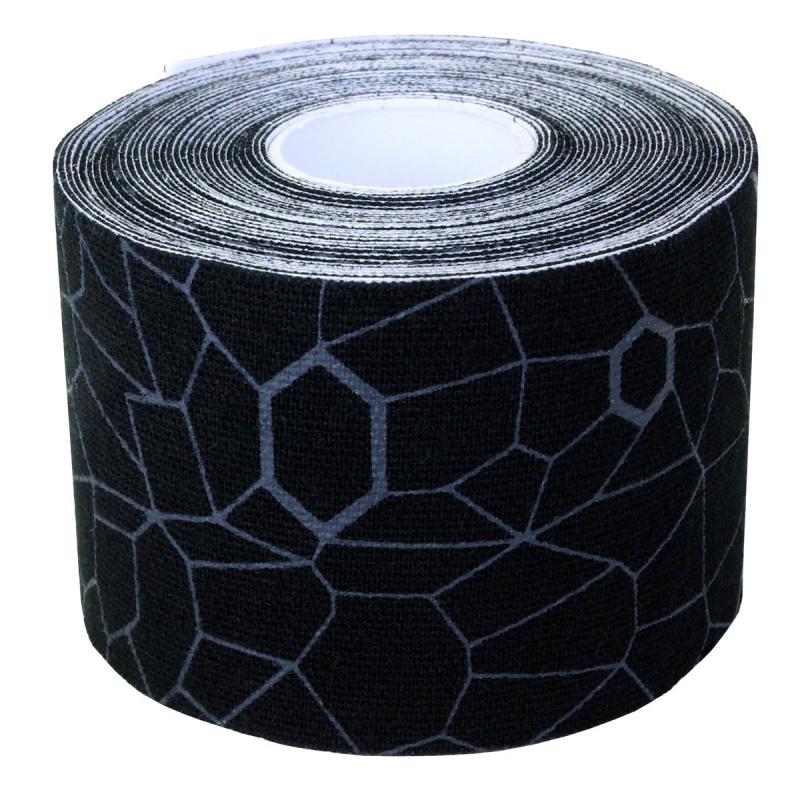 Kinesiology cramer tape 5cm x 5m retail P--1 zwart--grijs