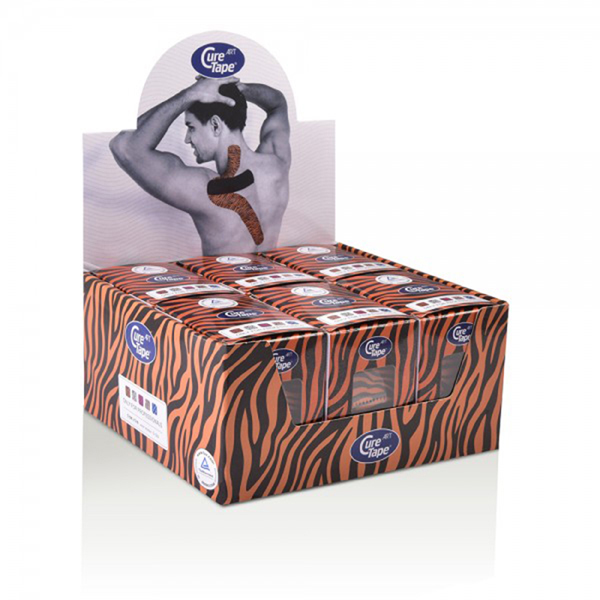 curetape - Cure Tape Art Tiger (orange--noir)   5cm x 5m - p--6