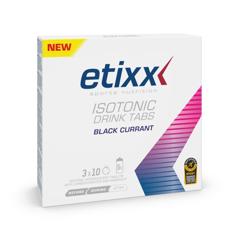 ETIXX ISOTONIC DRINK TABS BLACKCURRANT 3x10 EFF. T. 