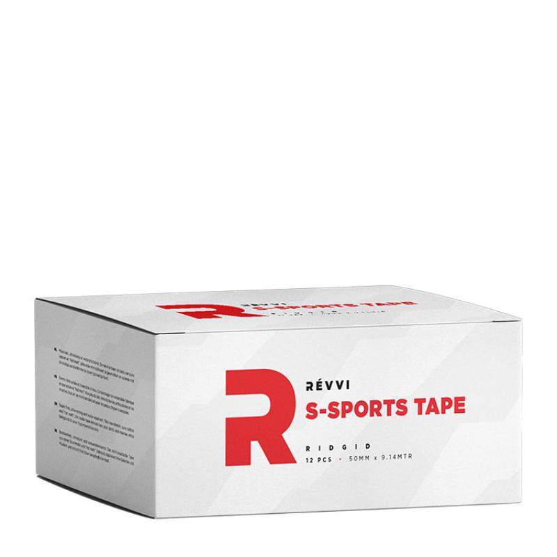 Révvi - Revvi Kinesiology S-SPORTS fixation tape – multibox – 50mm x 9,14m – 12 rolls--box