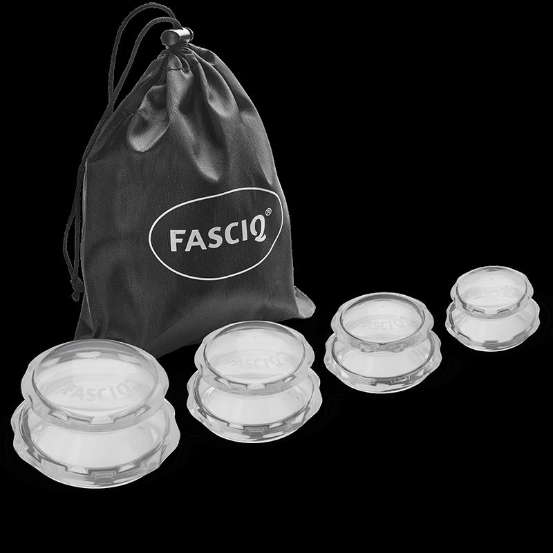 Fasciq - Fasciq cupping set van 4 silicon cups      