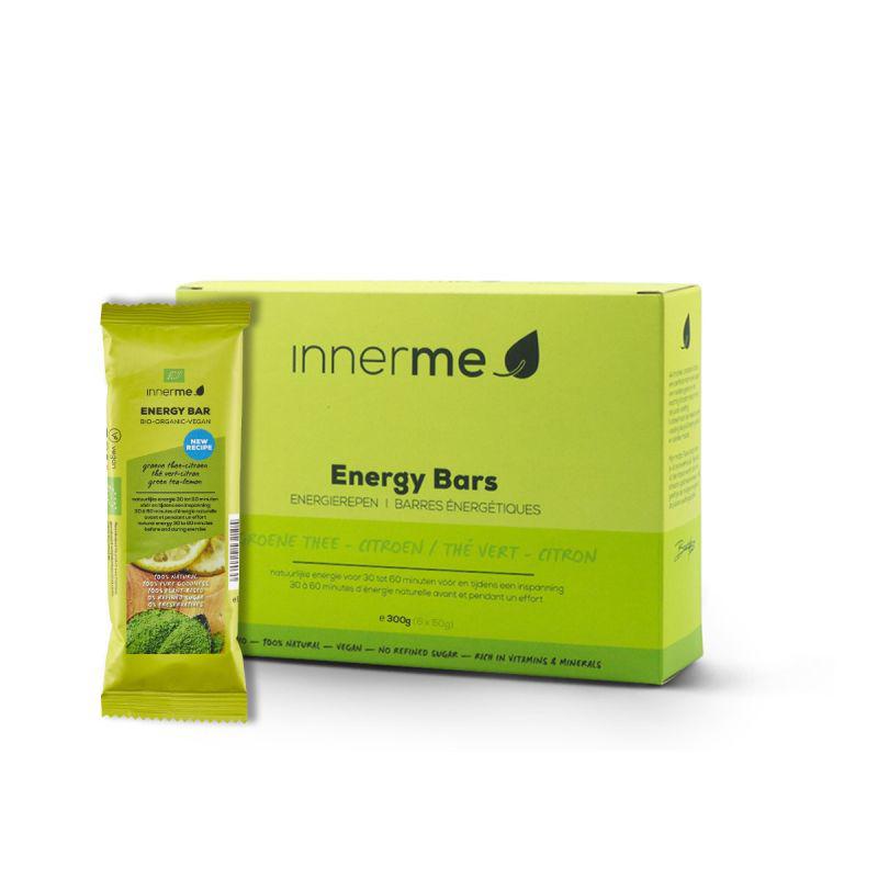 Innerme - Innerme Energy bar groene thee – citroen (20 x 40g) Bio